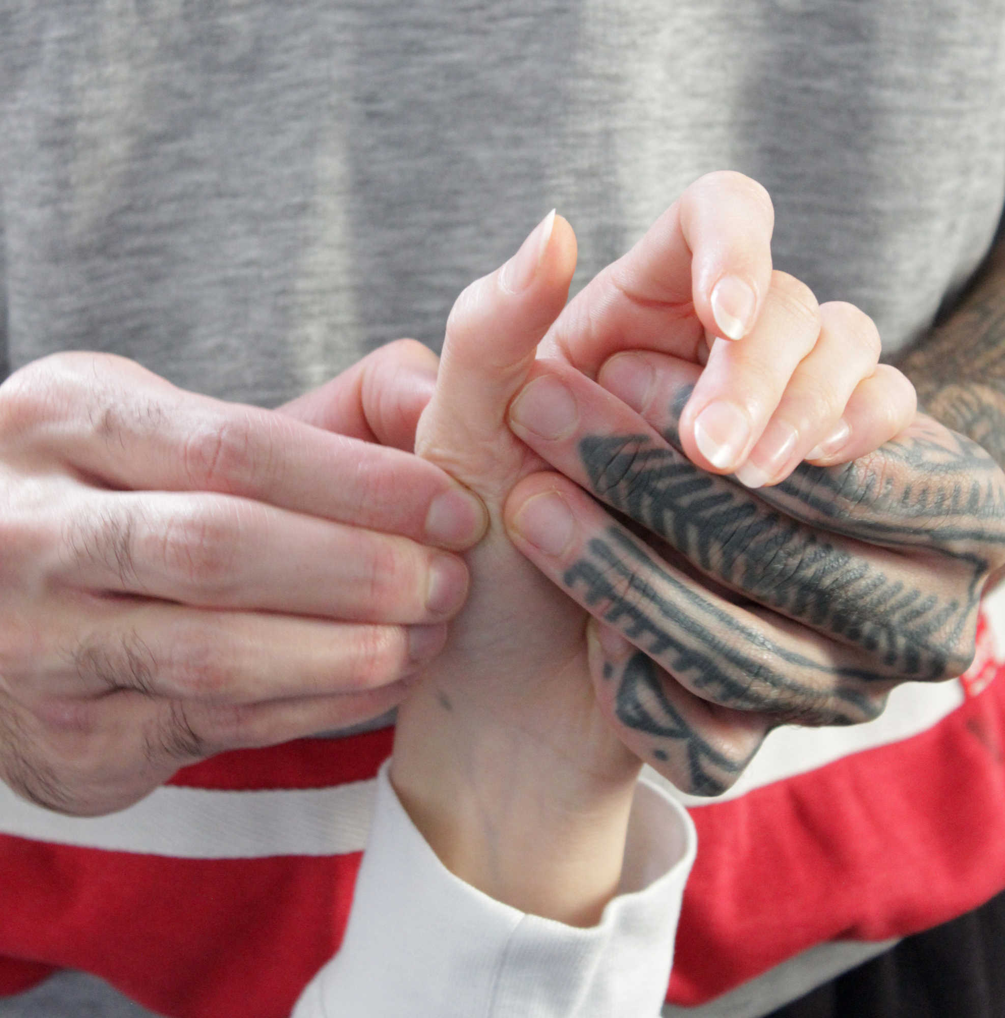 I love hand massage
